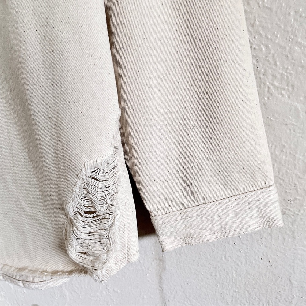Zara Ripped Oversized Overshirt - Picture 4 of 7